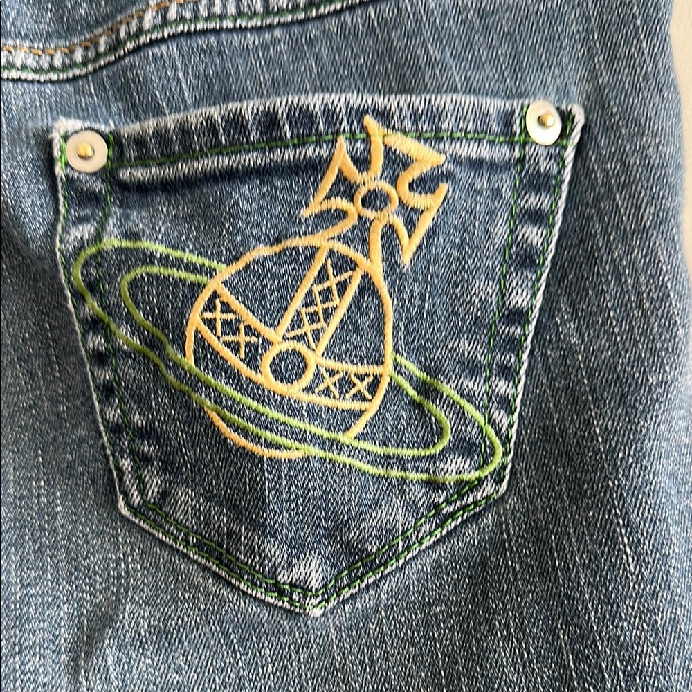 Vivienne Westwood Super Low Rise Vintage 90's Blue Jeans